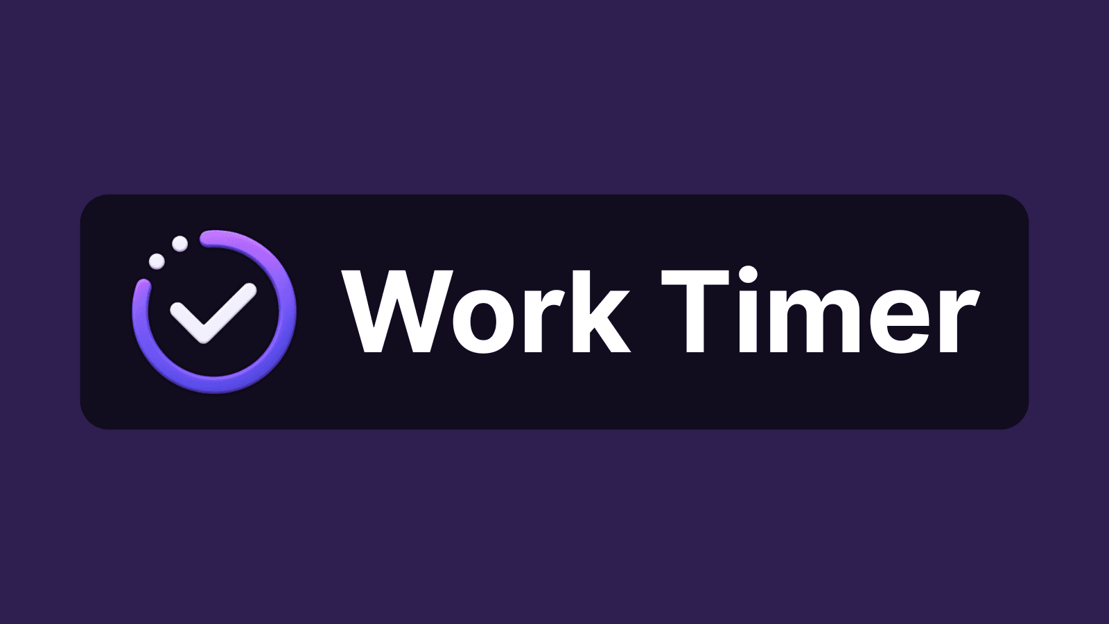 Launching Work Timer